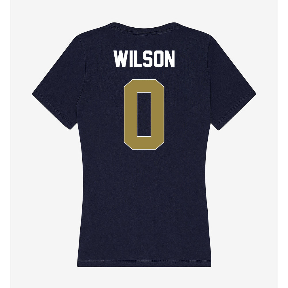 Georgia Southern - NCAA Women's Soccer : Quinn Wilson - Women's V-Neck T-Shirt-1