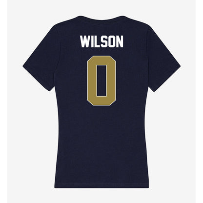 Georgia Southern - NCAA Women's Soccer : Quinn Wilson - Women's V-Neck T-Shirt-1