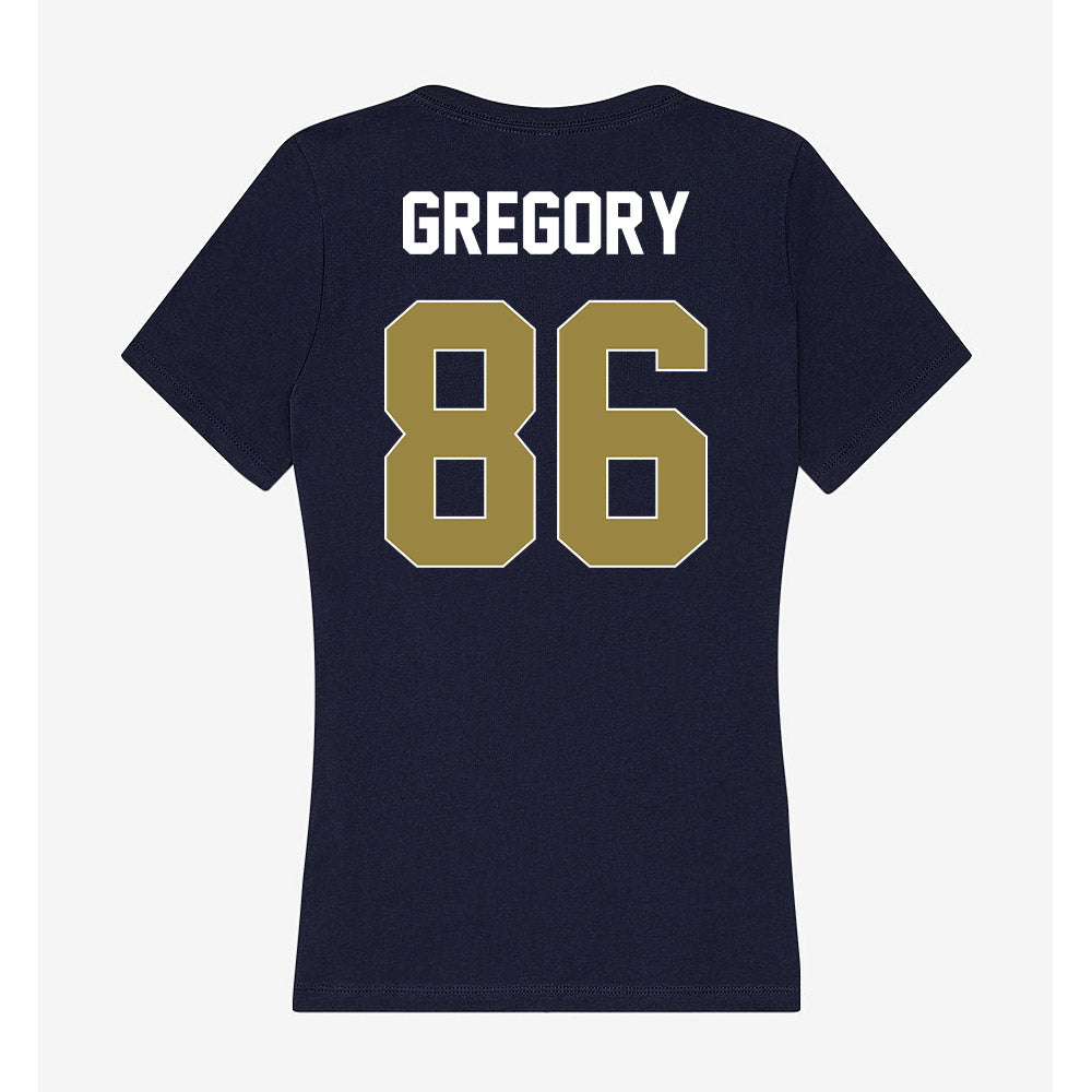 Georgia Southern - NCAA Football : Henry Gregory - Women's V-Neck T-Shirt-1