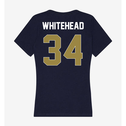 Georgia Southern - NCAA Football : Jamari Whitehead - Women's V-Neck T-Shirt-1