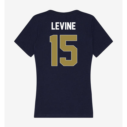 Georgia Southern - NCAA Men's Soccer : Nicholas Levine - Women's V-Neck T-Shirt-1