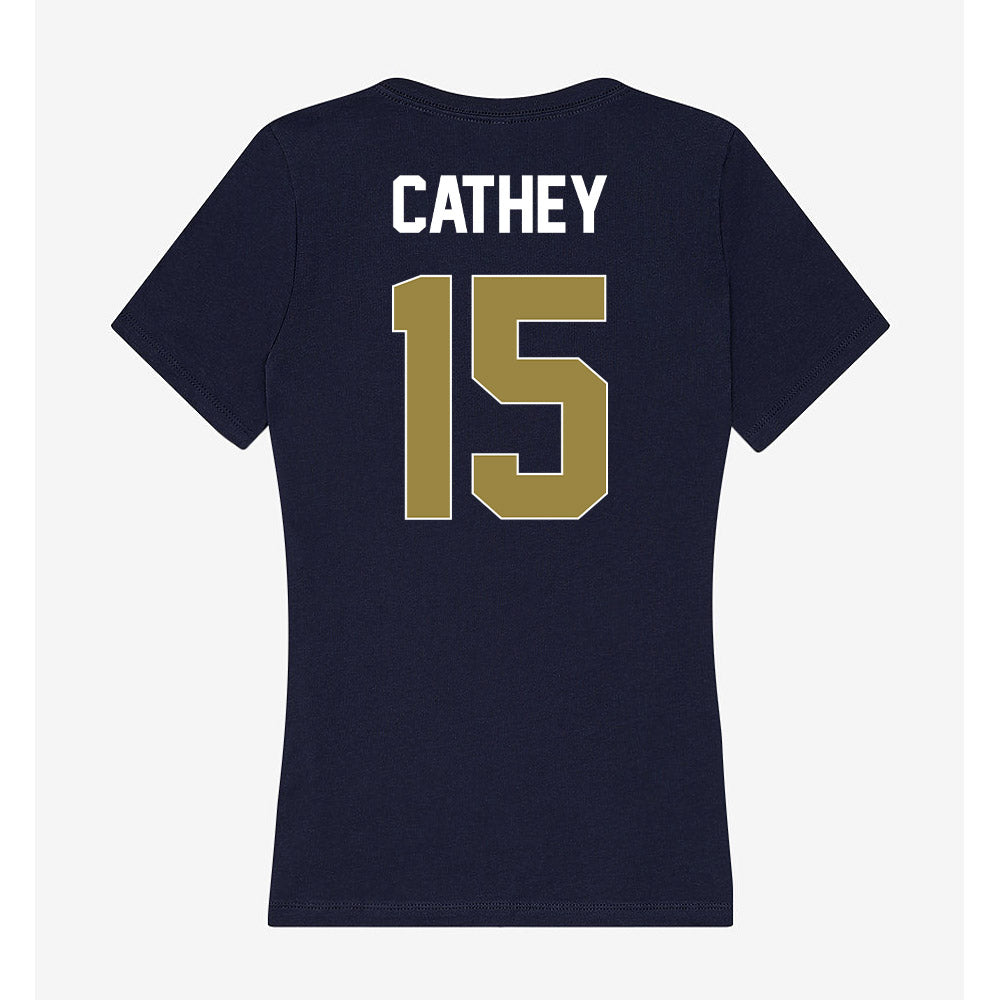 Georgia Southern - NCAA Women's Soccer : Paisley Cathey - Women's V-Neck T-Shirt-1