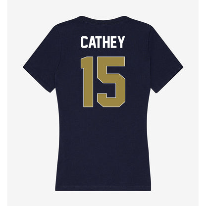 Georgia Southern - NCAA Women's Soccer : Paisley Cathey - Women's V-Neck T-Shirt-1