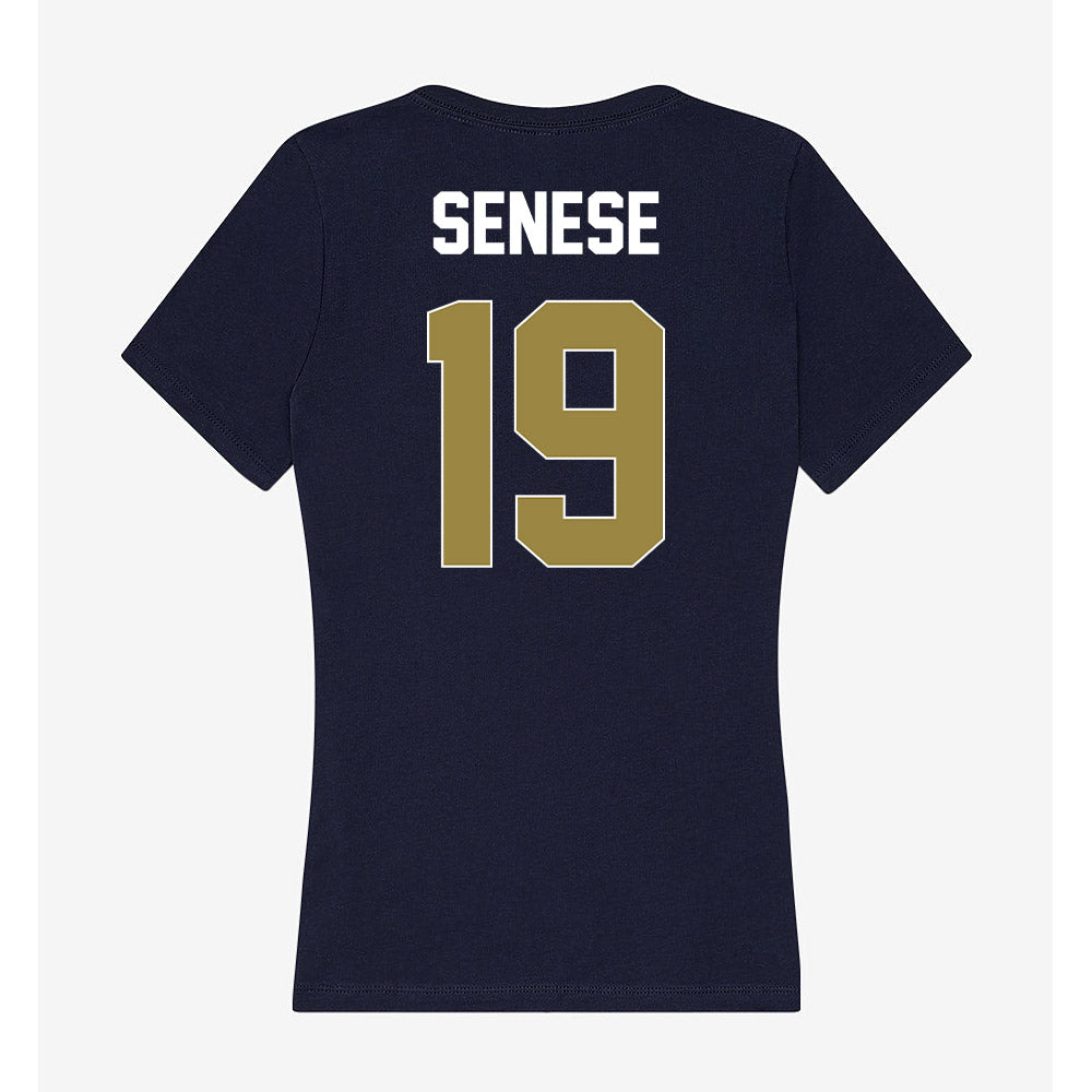 Georgia Southern - NCAA Baseball : Nicolas Senese - Women's V-Neck T-Shirt-1