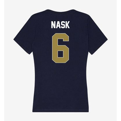 Georgia Southern - NCAA Women's Tennis : Juliette Nask - Women's V-Neck T-Shirt-1