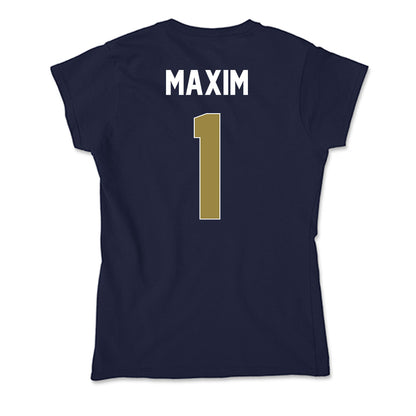 Georgia Southern - NCAA Men's Soccer : Luca Maxim - Soft Style Women’s T-Shirt-1