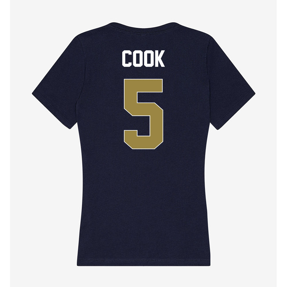 Georgia Southern - NCAA Women's Soccer : Kaitlin Cook - Women's V-Neck T-Shirt-1
