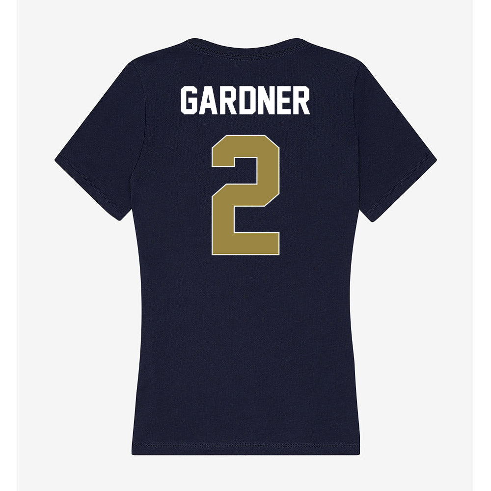 Georgia Southern - NCAA Men's Basketball : Dallas Gardner - Women's V-Neck T-Shirt-1