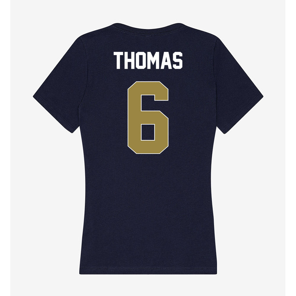Georgia Southern - NCAA Women's Volleyball : Grace Thomas - Women's V-Neck T-Shirt-1