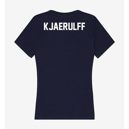 Georgia Southern - NCAA Women's Swimming & Diving : Victoria Kjaerulff - Women's V-Neck T-Shirt-1