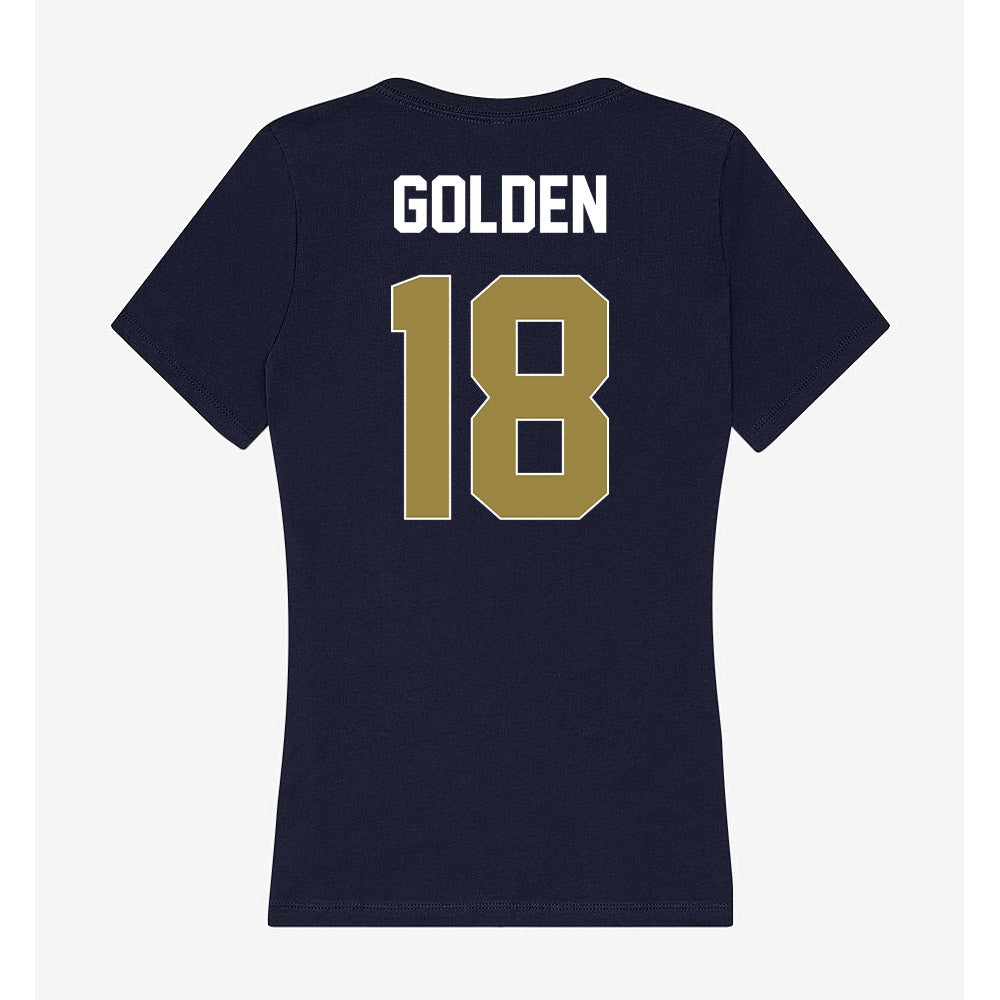 Georgia Southern - NCAA Women's Soccer : Olivia Golden - Women's V-Neck T-Shirt-1