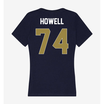 Georgia Southern - NCAA Football : Grady Howell - Women's V-Neck T-Shirt-1
