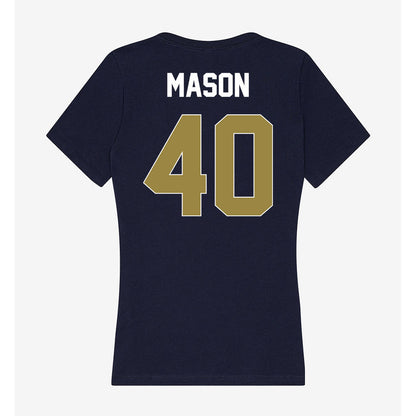 Georgia Southern - NCAA Baseball : Alex Mason - Women's V-Neck T-Shirt-1