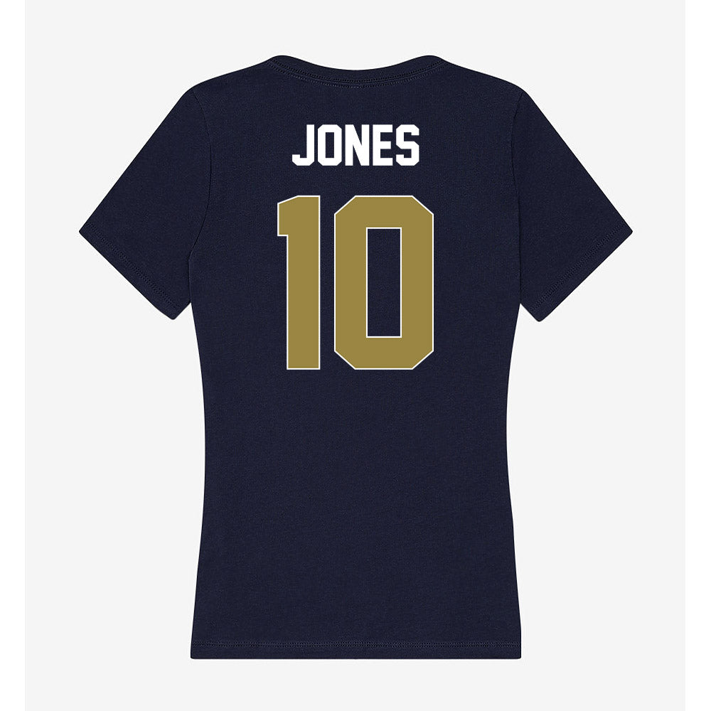 Georgia Southern - NCAA Women's Basketball : Jamiria Jones - Women's V-Neck T-Shirt-1