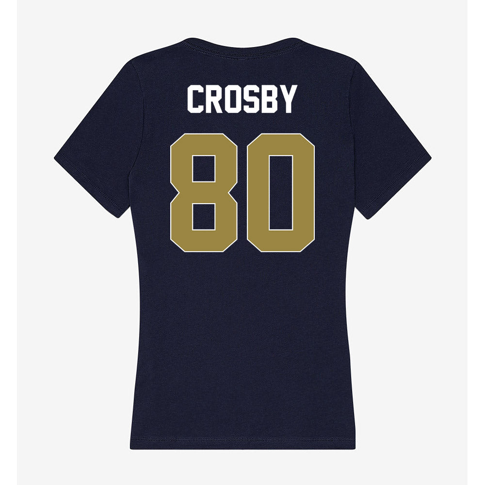 Georgia Southern - NCAA Football : JQ Crosby - Women's V-Neck T-Shirt-1
