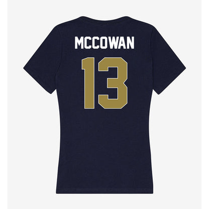Georgia Southern - NCAA Football : Aidan McCowan - Women's V-Neck T-Shirt-1