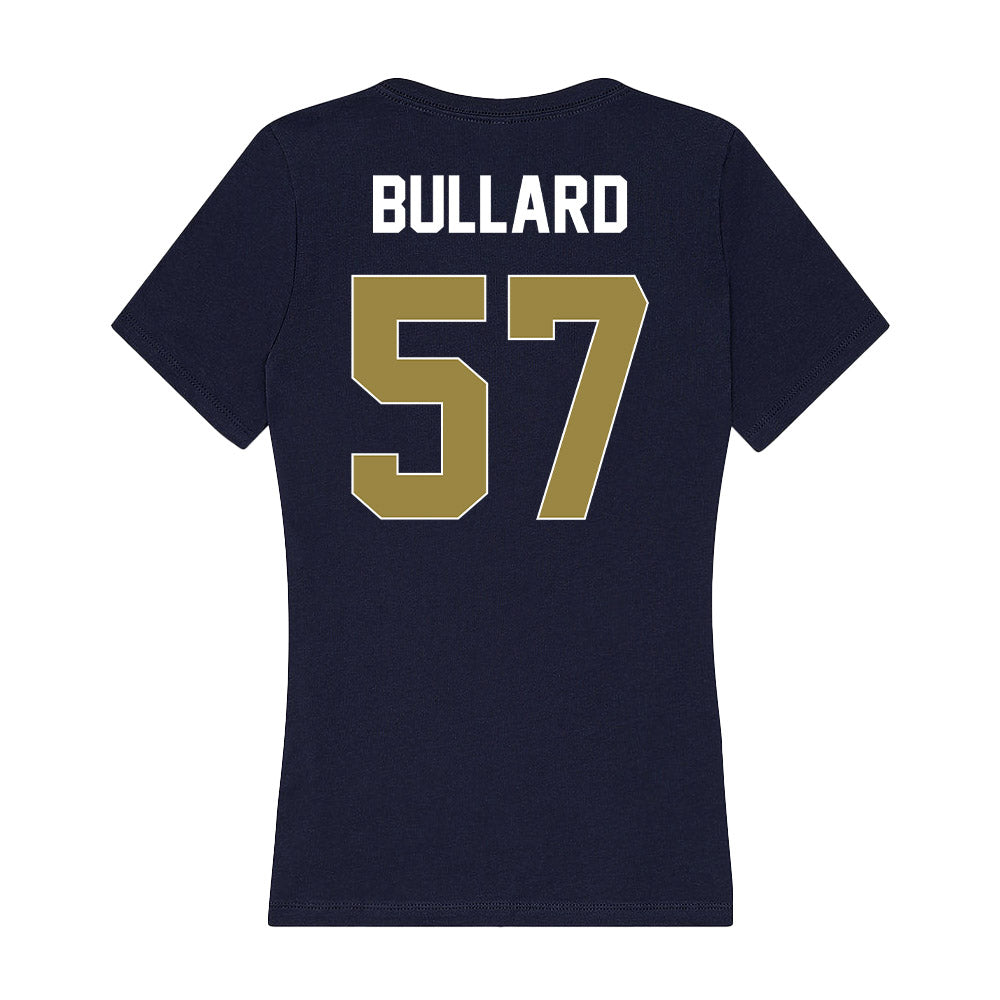 Georgia Southern - NCAA Football : Latrell Bullard - Women's V-Neck T-Shirt-1