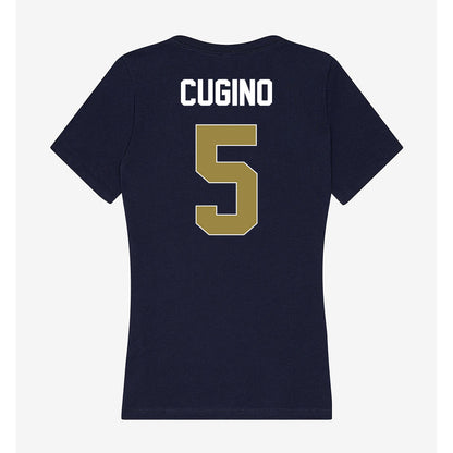 Georgia Southern - NCAA Women's Volleyball : Maddie Cugino - Women's V-Neck T-Shirt-1