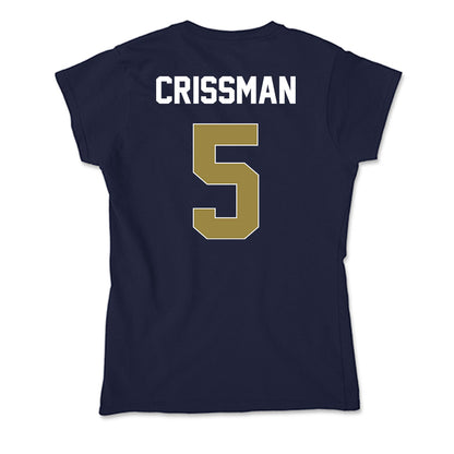 Georgia Southern - NCAA Men's Basketball : Cole Crissman - Soft Style Women’s T-Shirt-1