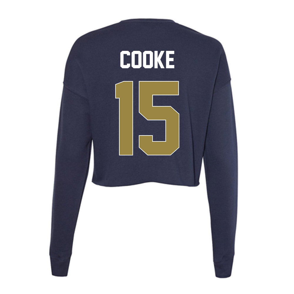 Georgia Southern - NCAA Women's Basketball : Armani Cooke - Women's Cropped Crew Fleece-1