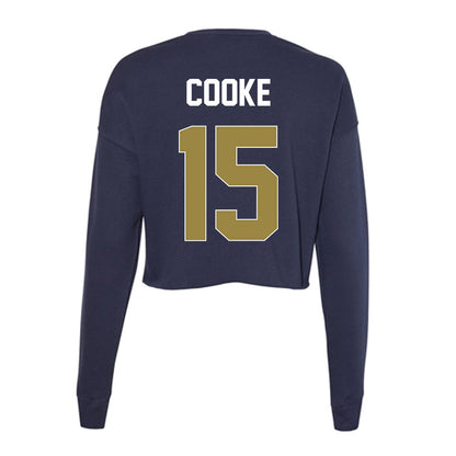 Georgia Southern - NCAA Women's Basketball : Armani Cooke - Women's Cropped Crew Fleece-1