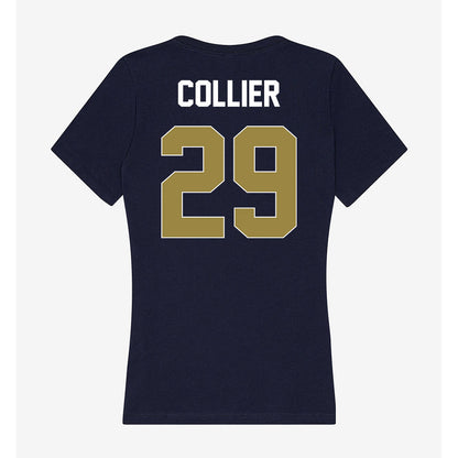 Georgia Southern - NCAA Football : Devin Collier - Women's V-Neck T-Shirt-1