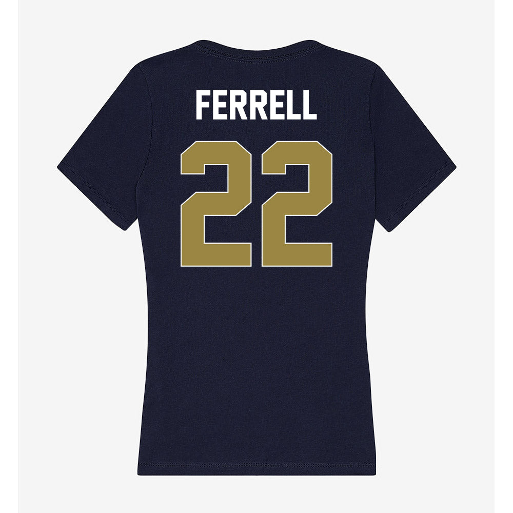 Georgia Southern - NCAA Baseball : Bradley Ferrell - Women's V-Neck T-Shirt-1