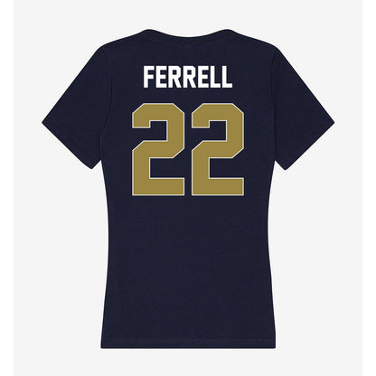 Georgia Southern - NCAA Baseball : Bradley Ferrell - Women's V-Neck T-Shirt-1