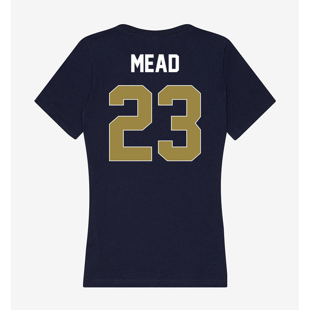 Georgia Southern - NCAA Baseball : Landry Mead - Women's V-Neck T-Shirt-1