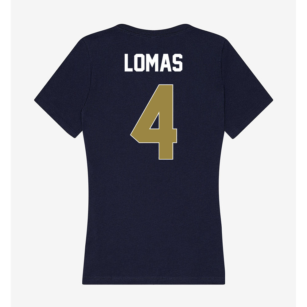Georgia Southern - NCAA Men's Basketball : Cade Lomas - Women's V-Neck T-Shirt-1