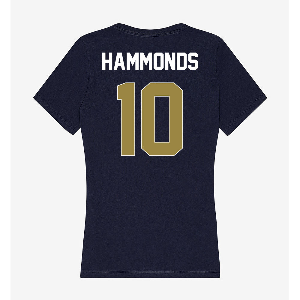 Georgia Southern - NCAA Football : Jacob Hammonds - Women's V-Neck T-Shirt-1