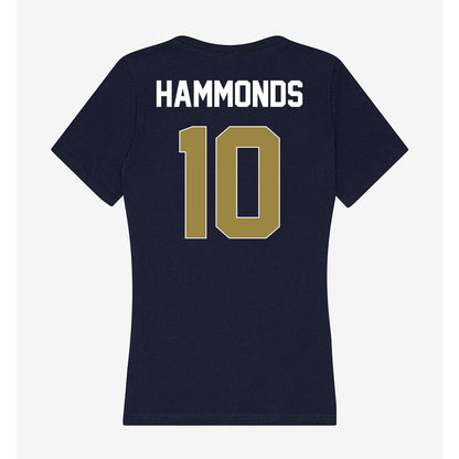 Georgia Southern - NCAA Football : Jacob Hammonds - Women's V-Neck T-Shirt-1