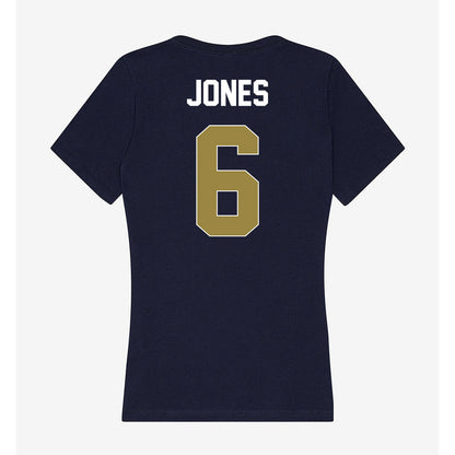 Georgia Southern - NCAA Football : Jakyri Jones - Women's V-Neck T-Shirt-1