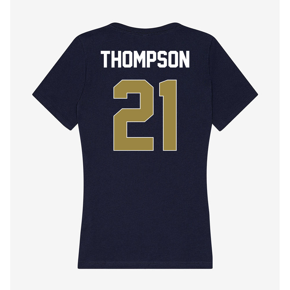 Georgia Southern - NCAA Football : Carlo Thompson - Women's V-Neck T-Shirt-1
