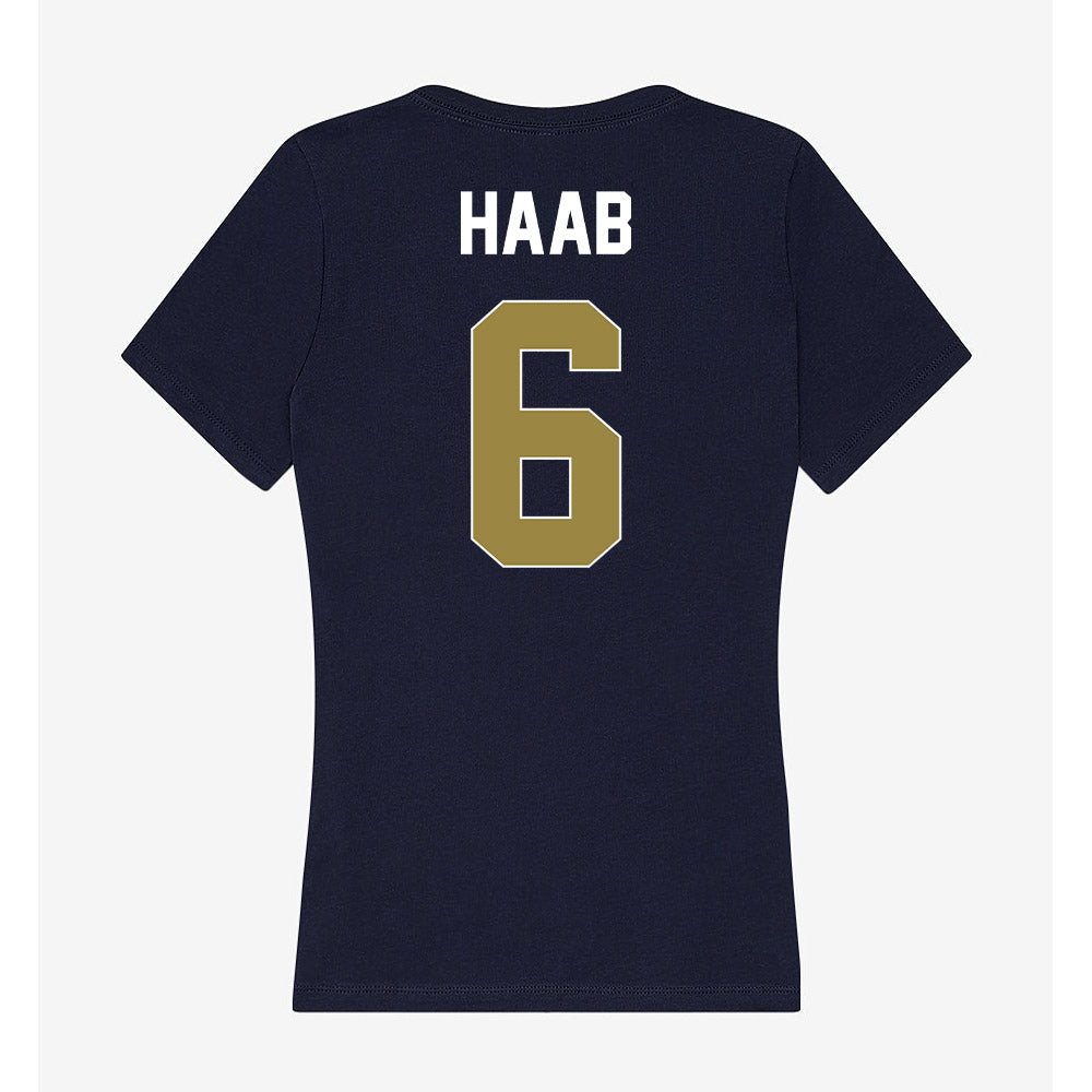 Georgia Southern - NCAA Baseball : Daniel Haab - Women's V-Neck T-Shirt-1