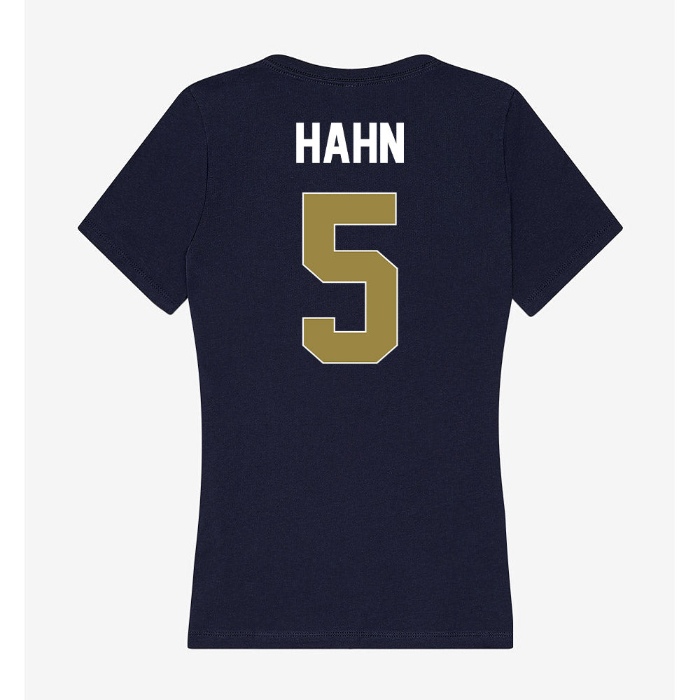 Georgia Southern - NCAA Men's Basketball : Jacqueline Hahn - Women's V-Neck T-Shirt-1