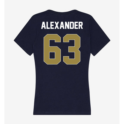 Georgia Southern - NCAA Football : Colin Alexander - Women's V-Neck T-Shirt-1