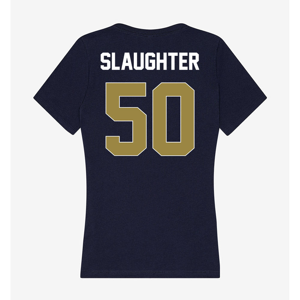 Georgia Southern - NCAA Football : Jaylen Slaughter - Women's V-Neck T-Shirt-1