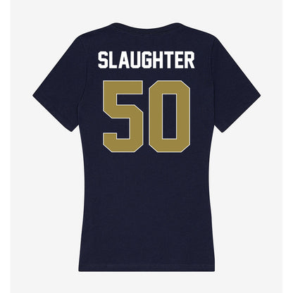 Georgia Southern - NCAA Football : Jaylen Slaughter - Women's V-Neck T-Shirt-1