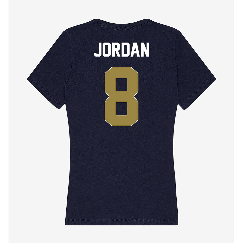 Georgia Southern - NCAA Baseball : Grant Jordan - Women's V-Neck T-Shirt-1