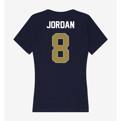 Georgia Southern - NCAA Baseball : Grant Jordan - Women's V-Neck T-Shirt-1