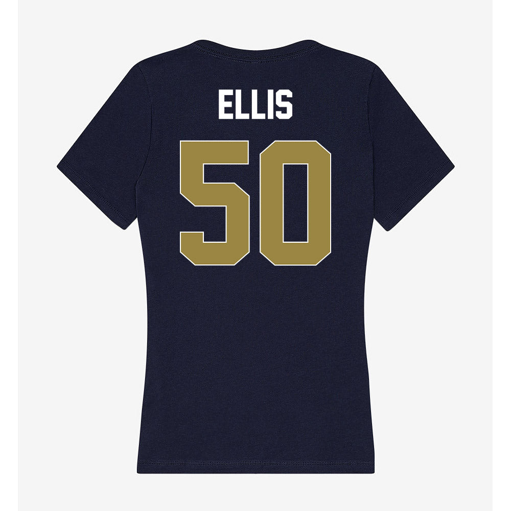 Georgia Southern - NCAA Football : Caleb Ellis - Women's V-Neck T-Shirt-1