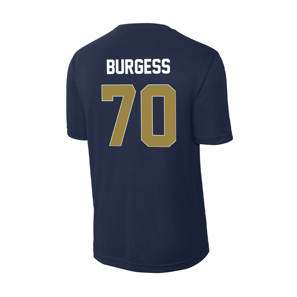 Georgia Southern - NCAA Football : Jalen Burgess - Activewear T-Shirt-1
