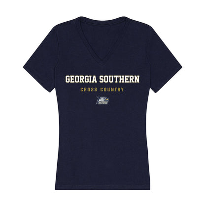 Georgia Southern - NCAA Women's Cross Country : Ava Schmitt - Women's V-Neck T-Shirt-0