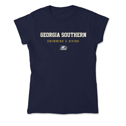 Georgia Southern - NCAA Women's Swimming & Diving : Grace Brunk - Soft Style Women’s T-Shirt-0