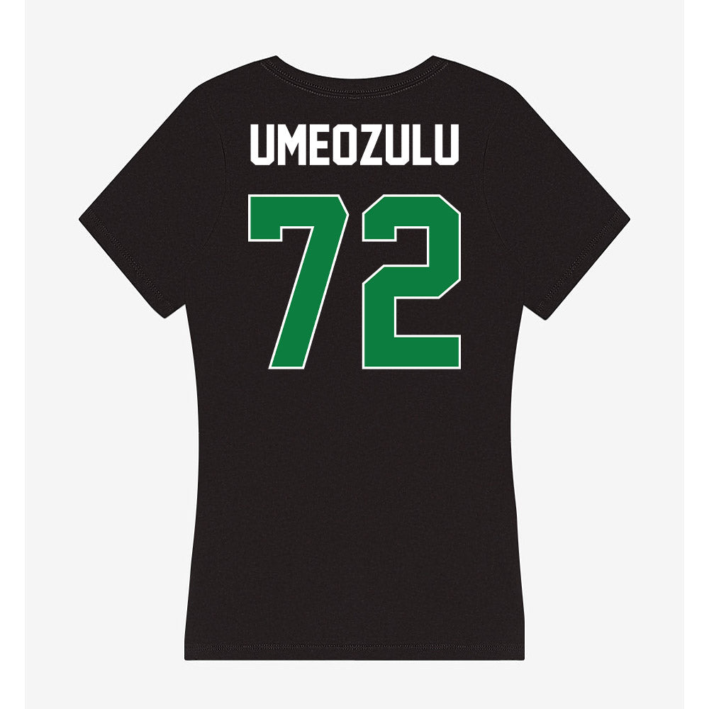 North Texas - NCAA Football : Neto Umeozulu - Women's V-Neck T-Shirt-1