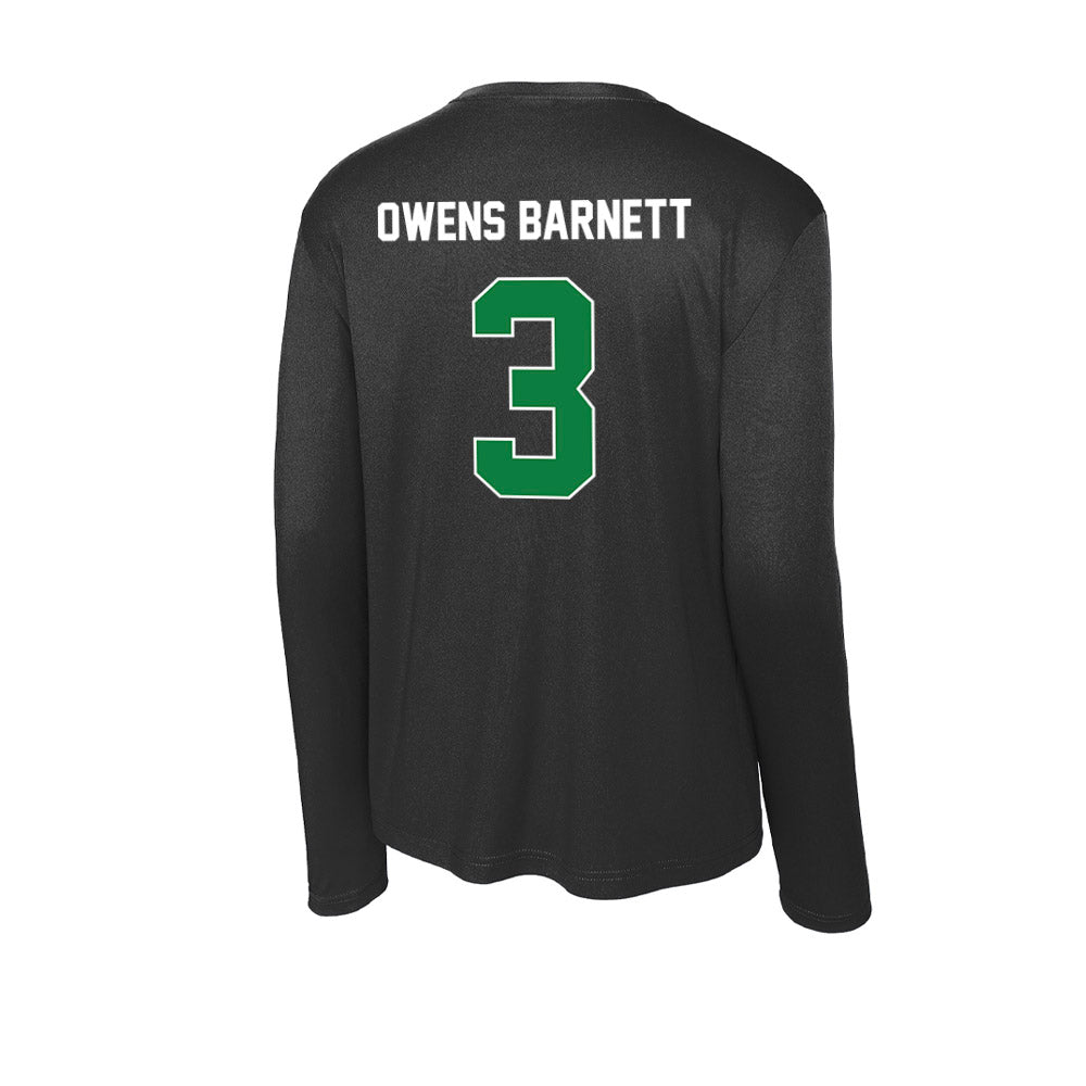 North Texas - NCAA Women's Basketball : Jazzy Owens Barnett - Activewear Long Sleeve T-Shirt-1