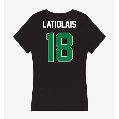 North Texas - NCAA Football : Lathon Latiolais - Women's V-Neck T-Shirt-1