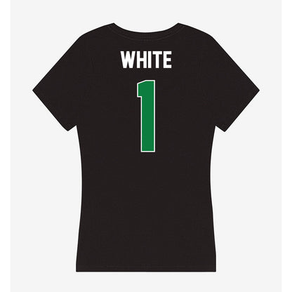 North Texas - NCAA Football : Jahiem White - Women's V-Neck T-Shirt-1