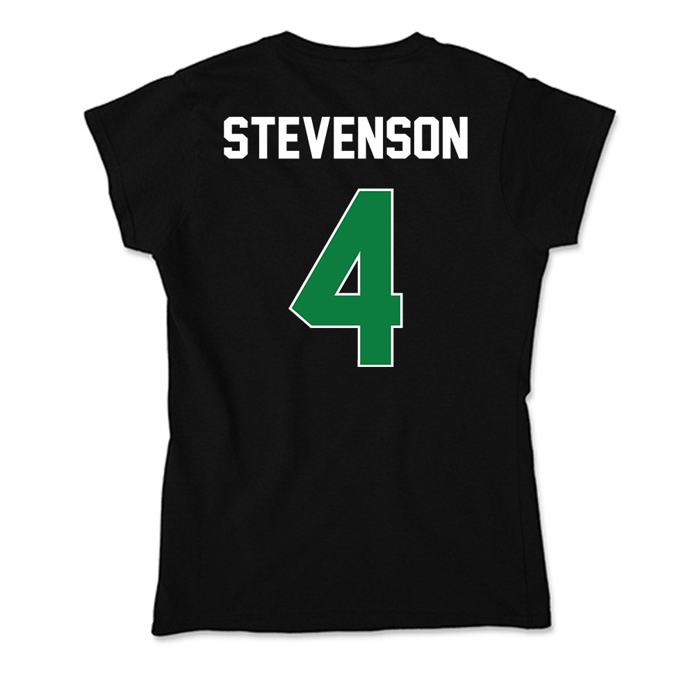 North Texas - NCAA Men's Basketball : JeShawn Stevenson - Soft Style Women’s T-Shirt-1